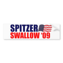 Spitzer - Swallow '09 bumper stickers by client9 Spitzer - Swallow '09 bumper stickers