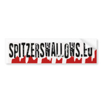 Spitzerswallows.eu Bumper Sticker bumper stickers by Sinistereye Spitzerswallows.eu Bumper Sticker bumper stickers