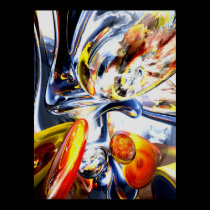 Splash Dance Abstract Poster posters