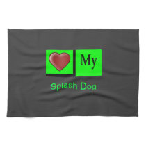 "Splash Dogs Personal Drying Towl" Towel