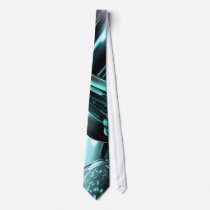 Splash Down Abstract Tie