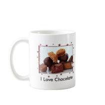Splash, I Love Chocolate mugs by magicmorsel Splash, I Love Chocolate mugs