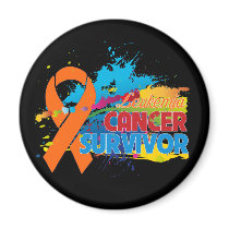 Splash of Color - Leukemia Survivor Fridge Magnets