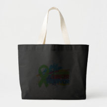Splash of Color - Lymphoma Survivor Canvas Bag