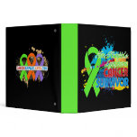 Splash of Color - Non-Hodgkin's Lymphoma Survivor Vinyl Binders