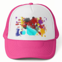 Splash of Colour hats by Urbanned_Dezign Splash of Colour hats