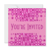splash pink invitations