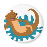 Splashing Otter Magnets