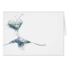 splashing water cards