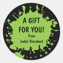 Splat Gift Sticker
