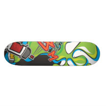 Splat Graffiti Skateboard