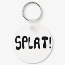 Splat Keychain by alternateworlds Splat Keychain
