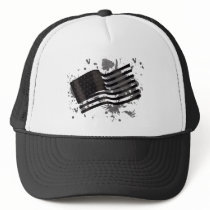 Splatter Flag hats