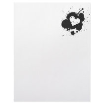 Splatter Heart 2 Letterhead