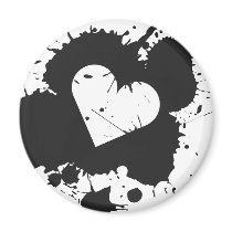 Splatter Heart 2 Magnet