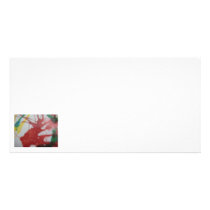 Splatter Paint Notecard Customized Photo Card