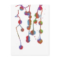 Splatter postcards