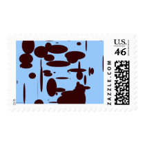 Splatter Set Postage Stamps