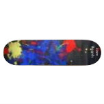 splatter custom skate board