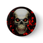 Splatter Skull Badge / Button