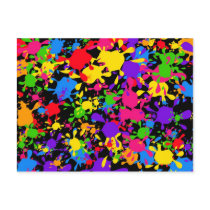Splatter Wallpaper postcards by prawny Splatter Wallpaper postcards