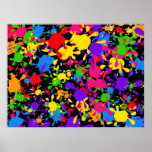 Splatter Wallpaper Print