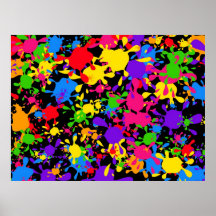 Splatter Wallpaper Print