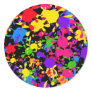 Splatter Wallpaper Round Stickers