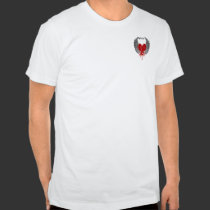 Splattered Wings Design T t-shirts