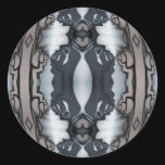 Splayed Skunk Round Stickers