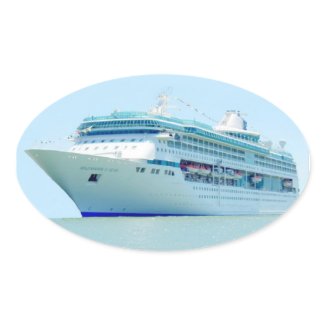 Splendid Cruise Ship Sticker sticker