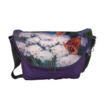Splendor In the Meadow Butterfly Messenger Bag