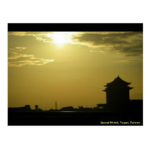 Splendor Sunset/Greetings from Taiwan Postcards