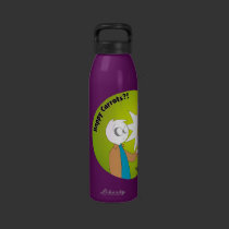 Splice Wisely - Happy Carrots?! Aluminum Bottle water bottles
