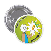 Splice Wisely - Happy Carrots?! Button buttons