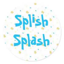 Splish Splash Sticker