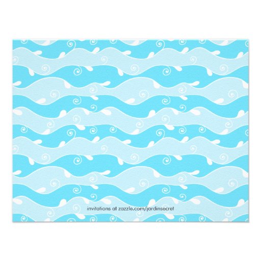 Splish Splash Vintage Dogs Swimming Birthday Party Personalized Invitation