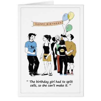 Split Cells Greeting Cards by labataq