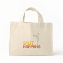 Split Happens Tote Bag bags
