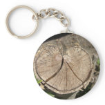 Split Heart Stump Keychain