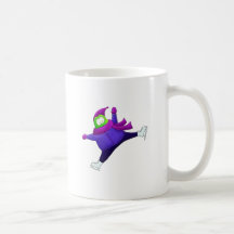 Split Jump Skating Frog Mug