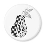 split patterned pear magnet