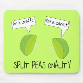 Split Peas onality Mousepad mousepad