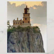 Split Rock Lighthouse Close-up Custom Flyer