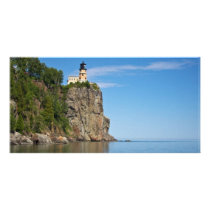 Split Rock Lighthouse on Lake Superior Photo Greeting Card