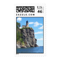 Split Rock Lighthouse postage by EmillyR Split Rock Lighthouse postage