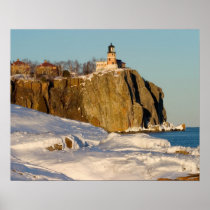Split Rock Lighthouse State Park on Lake Print