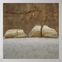 Split Rocks photo painting Poster
