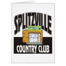 Splitzville Bowling Country Club Greeting Card