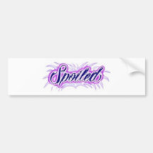 spoiled bumper stickers